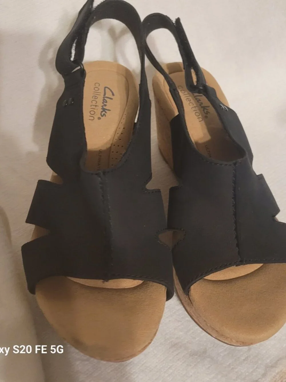 Clark's Collection Leather Wedges